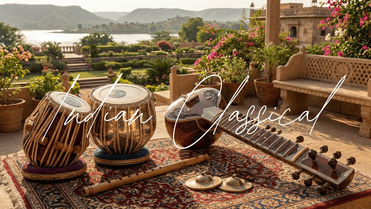 Relaxing Indian Classical Music | Sitar, Flute & Tabla for Stress Relief