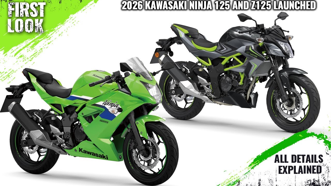 2026 Kawasaki Ninja 125 and Z125 Launched - Explained All Spec, Features And More