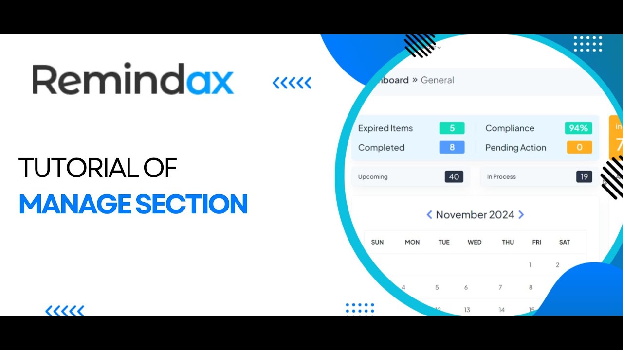 Managing the Manage Section of #Remindax