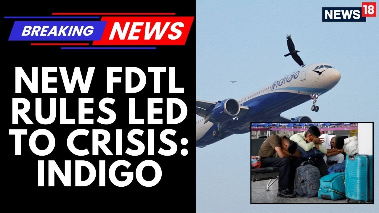IndiGo's Flight Cancellations Has Entered Its Eighth Day As Flight Disruptions Continue | News18