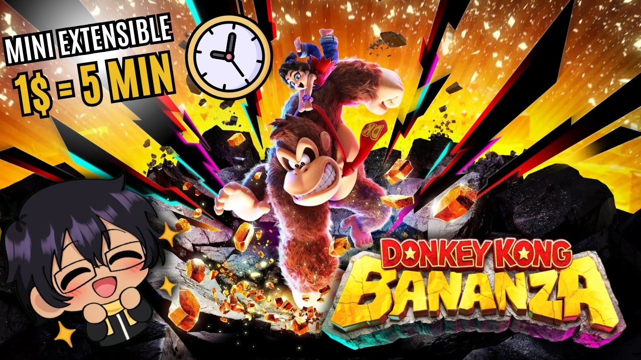 🔴 DK BANANZA pero sin BANANAS - Mini EXTENSIBLE