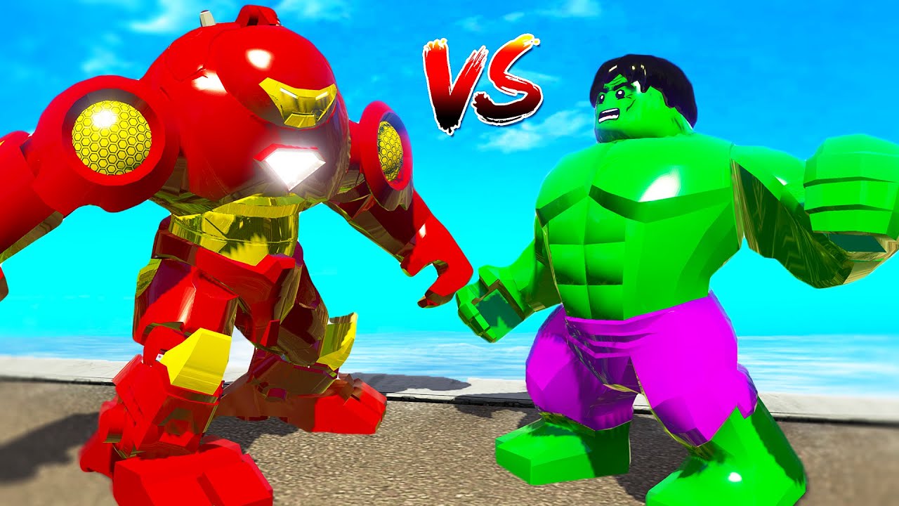 HULKBUSTER VS HULK - LEGO MARVEL SUPER HEROES GAME