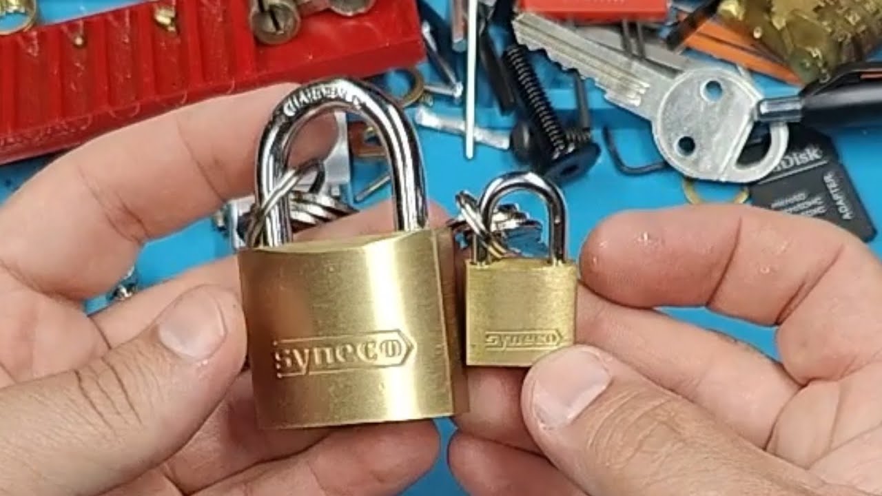 (276) Syneco 40mm & 20mm Padlocks Picked