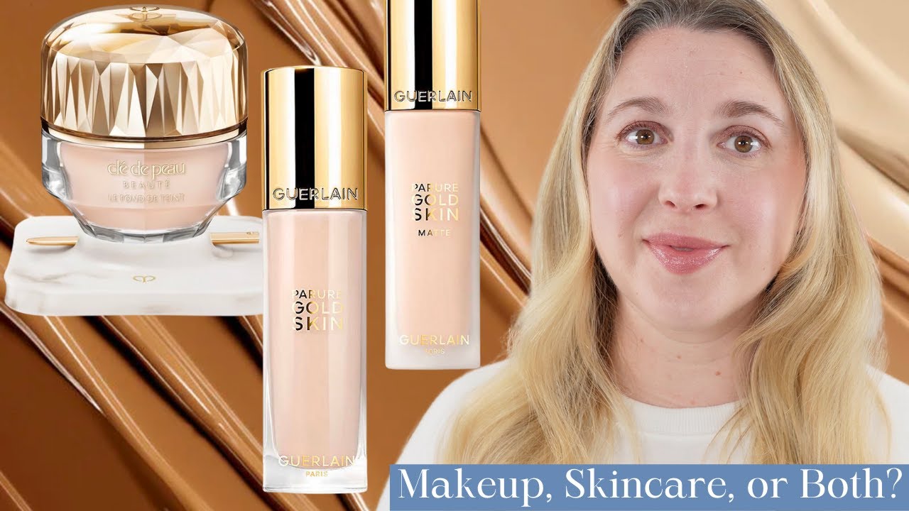 NEW LUXURY FOUNDATIONS | Cle de Peau & Guerlain Parure Gold | Details, Demos, Comparisons