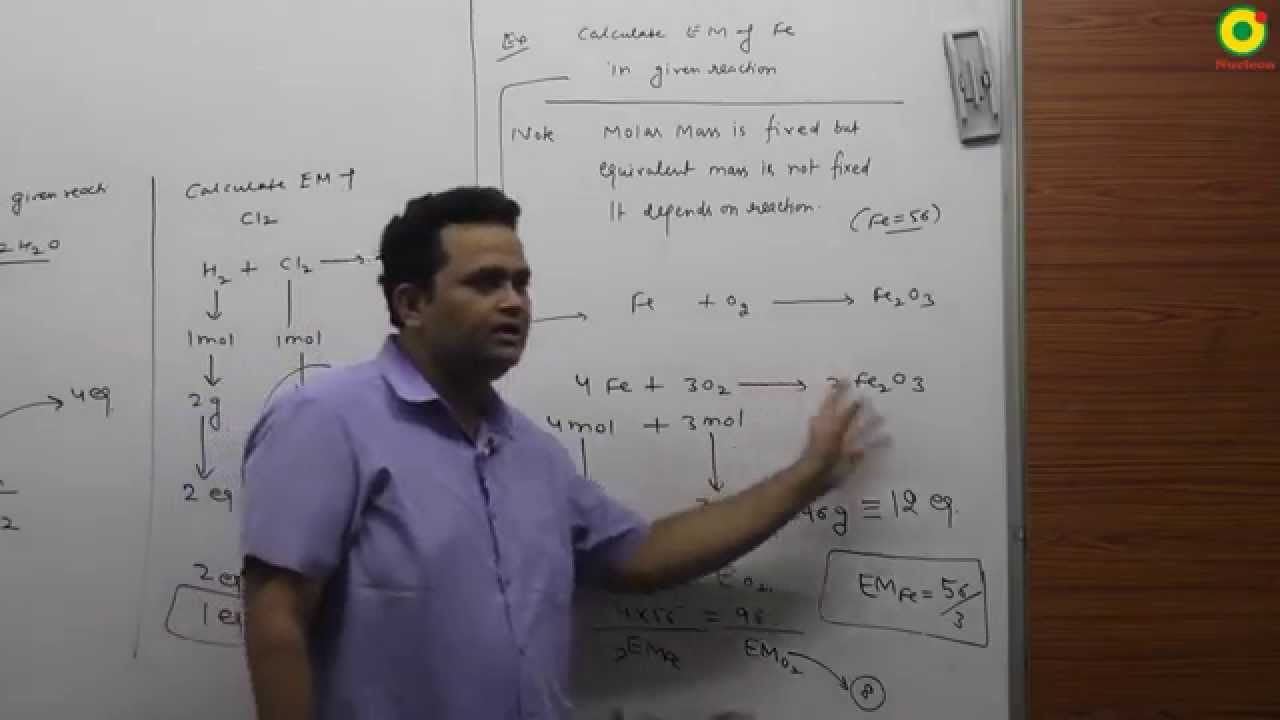 Химия IIT JEE - EQUIVALENT CONCEPT 03 | NV SIR (бакалавр технических наук IIT Дели)