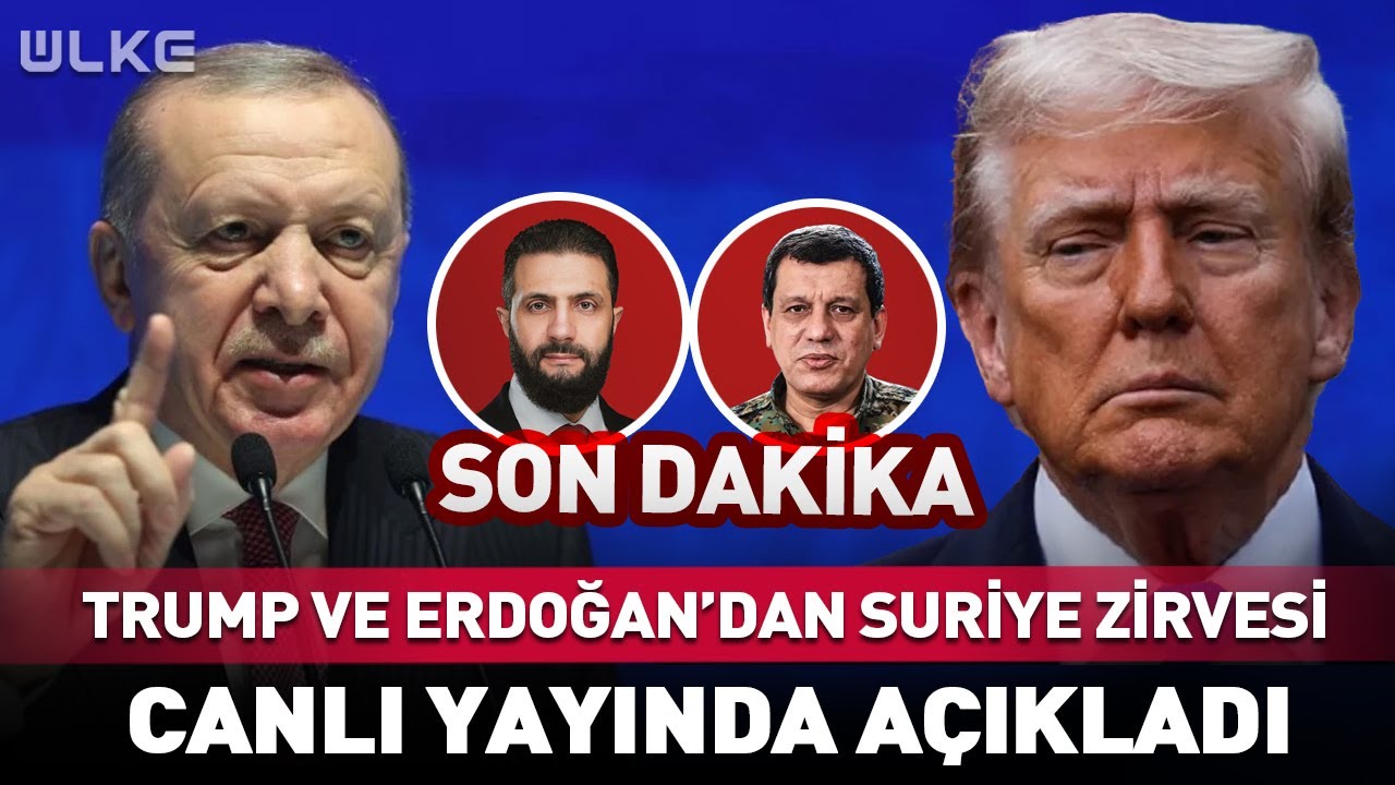 Trump İle Erdoğan'dan 'Suriye' Zirvesi! Canlı Yayında Açıkladı #Sondakika