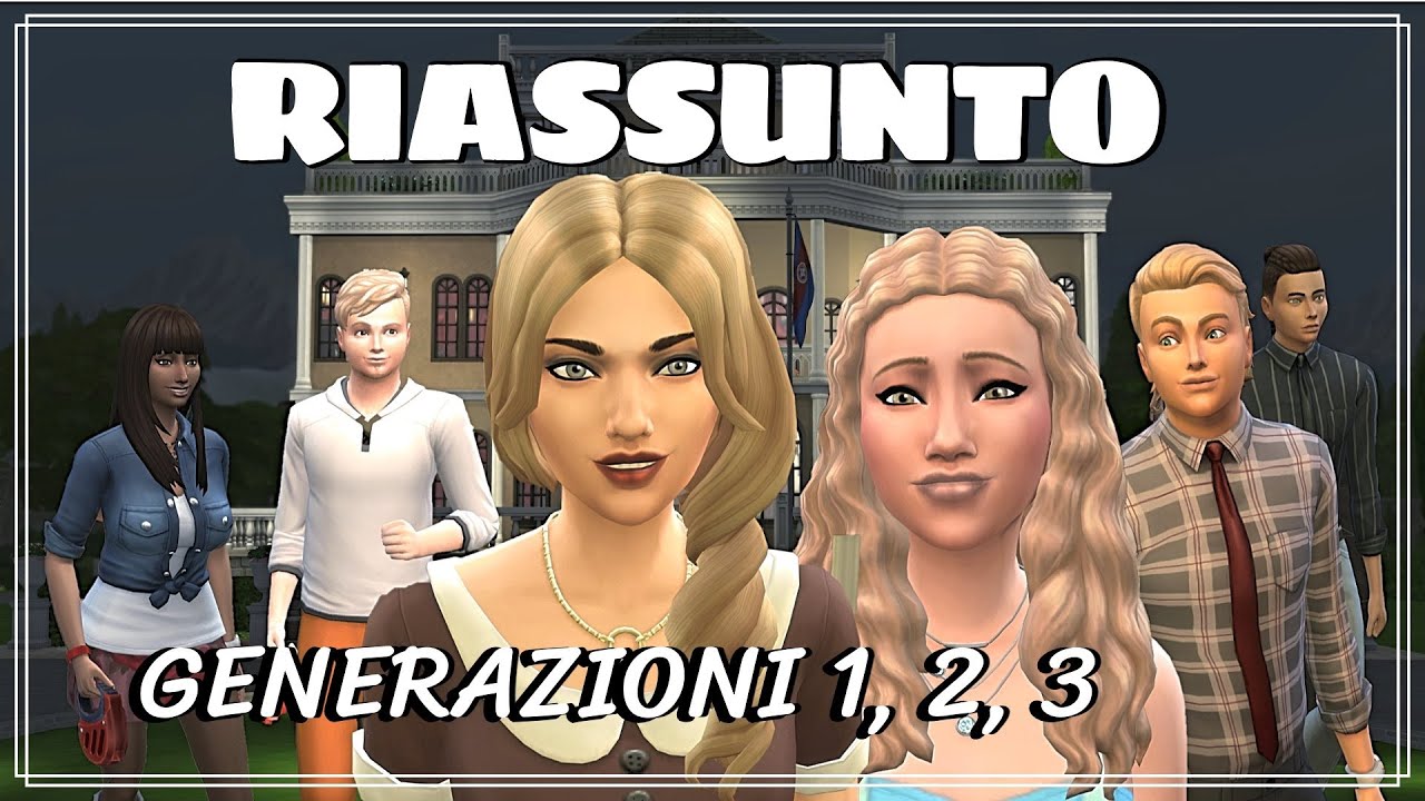 The Sims 4 ITA: L'Erede di Von Infesta Legacy Challenge - RIASSUNTONE GENERAZIONI 1, 2, 3