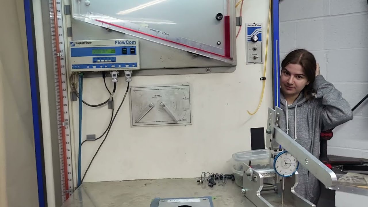 David Vizard's SF 300 flow bench repair and calibration with Carla.