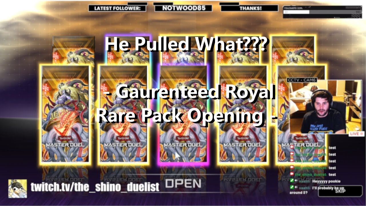 Great Master Duel Pack Opening! Guaranteed Royal Rare!!