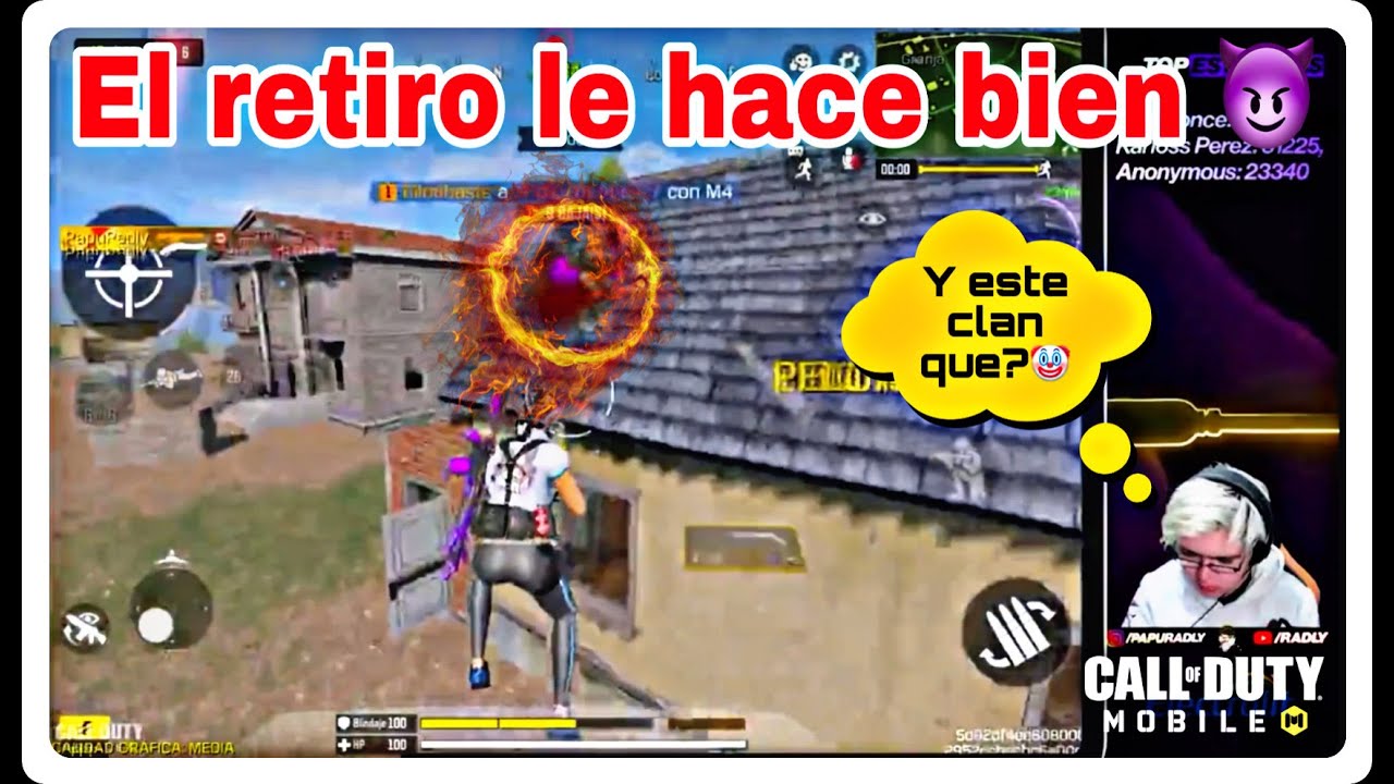 RADLY se RETIRO DE CODM😔un TIEMPO pero SIGUE SIENDO DE LOS MEJORES DE BR🥵 | CALL OF DUTY MOBILE |