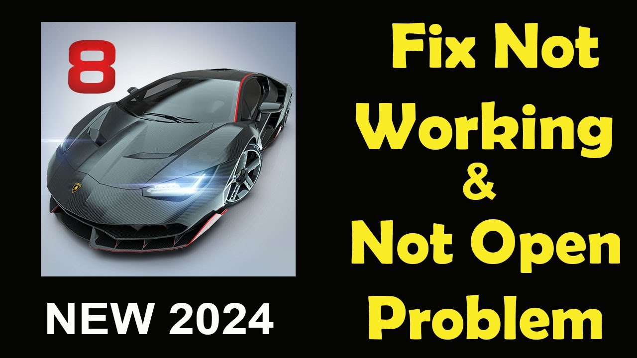How To Fix Asphalt 8 Not Working | Toon Not Open Problem | PSA 24