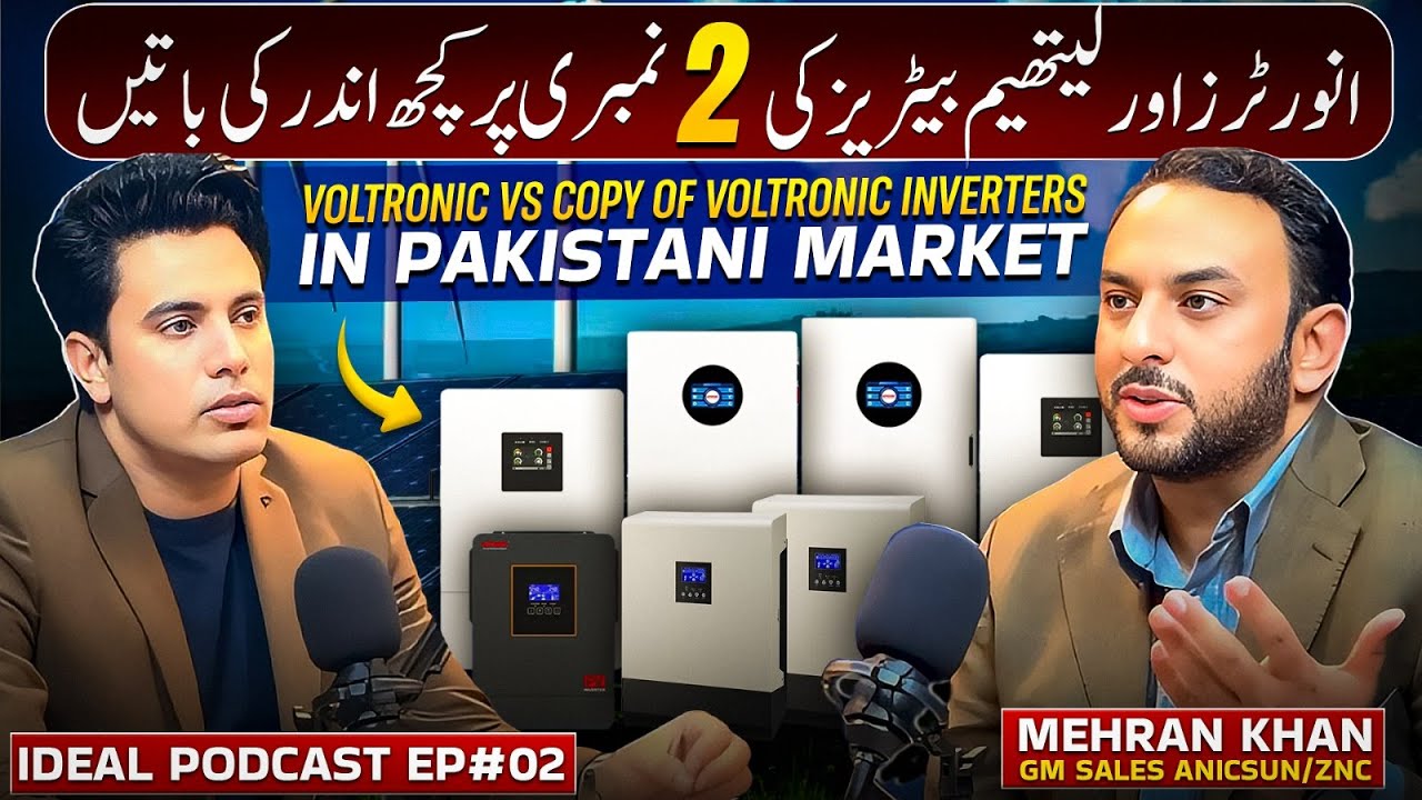 Ideal Podcast Episode 02 | Conversation with Mehran Khan | ZNC / AnicSun | Solar Industry Insights
