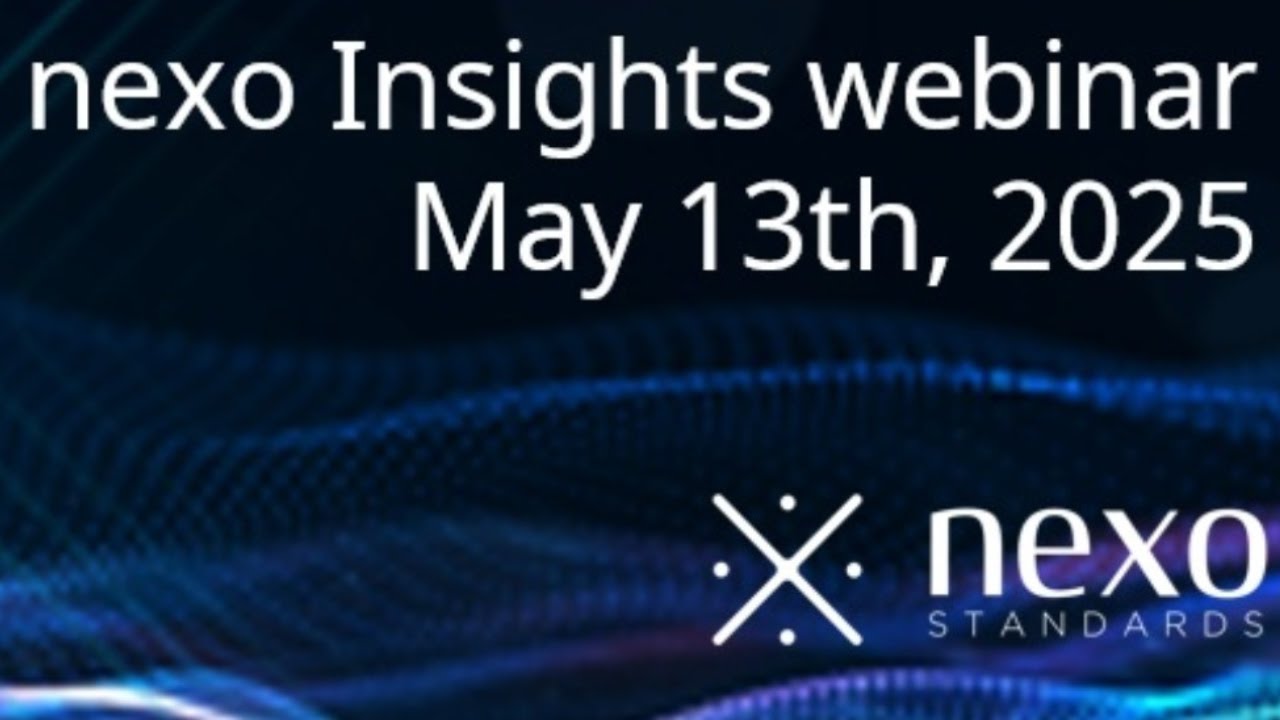 nexo Insights webinar - 1st episode : Our current work / new devs / new markets / what the future