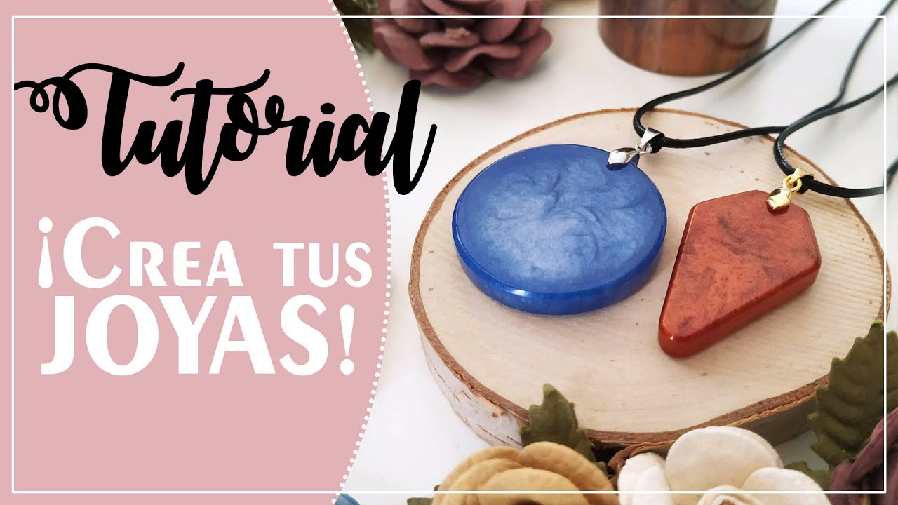COMO HACER JOYAS con Resina | Crea tus joyas personalizadas | TUTORIAL RESINA EPOXI | DIY