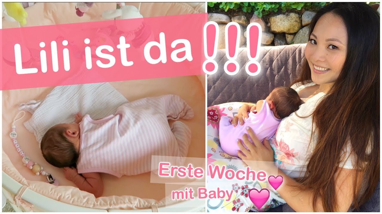 LILI IST DA! ERSTE WOCHE MIT BABY - FAMILIEN ALLTAG VLOG | Mamiseelen