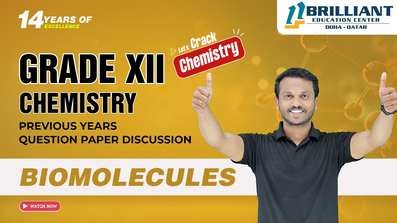 CBSE 12 Board Exam 2025 | Chemistry PYQs Series | Biomolecules | Previous Years Question Discussion