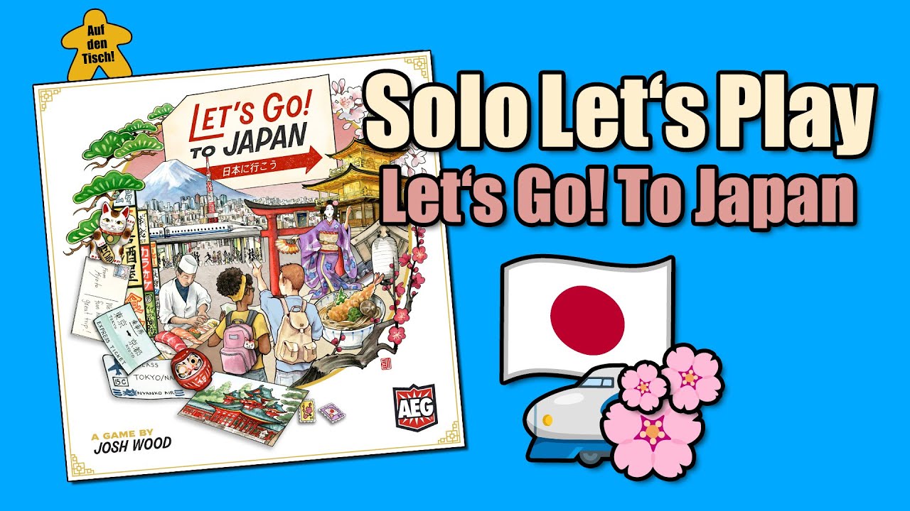 Solo Let's Play 🎲 Auf nach Japan! / Let's Go! To Japan von Josh Wood | Auf den Tisch!