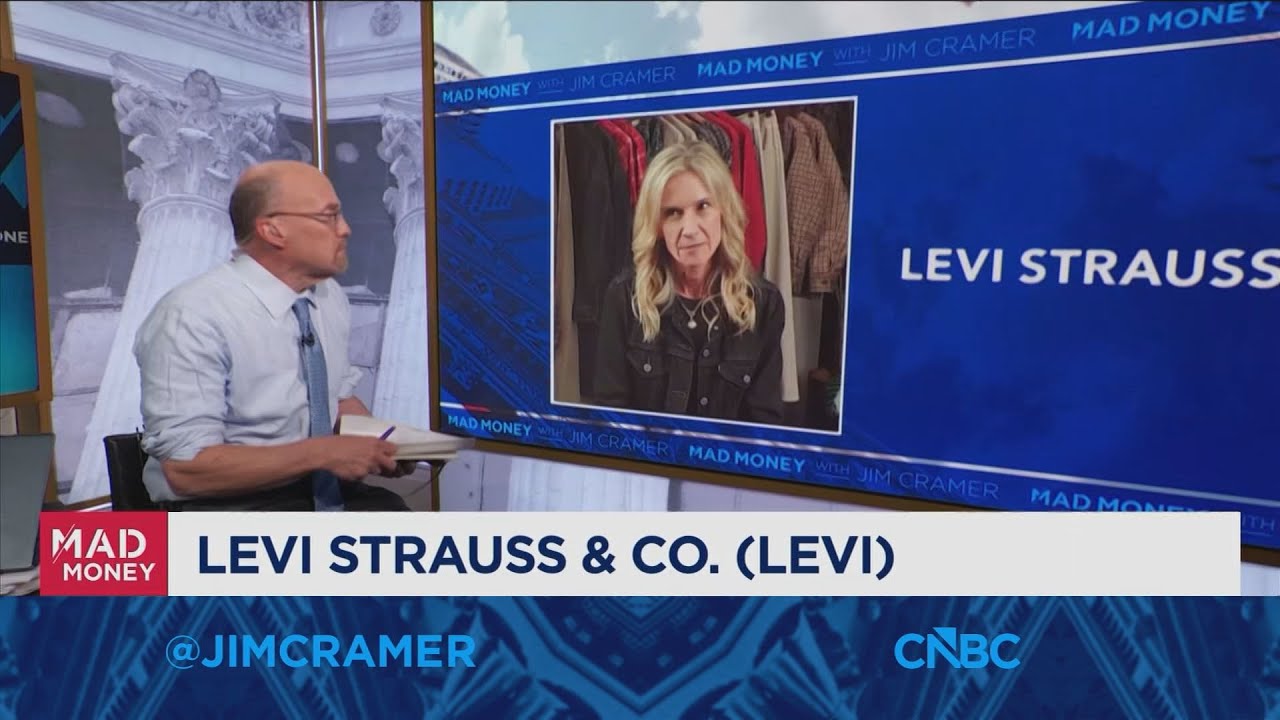 Генеральный директор Levi Strauss Мишель Гасс в эксклюзивном интервью Джиму Крамеру