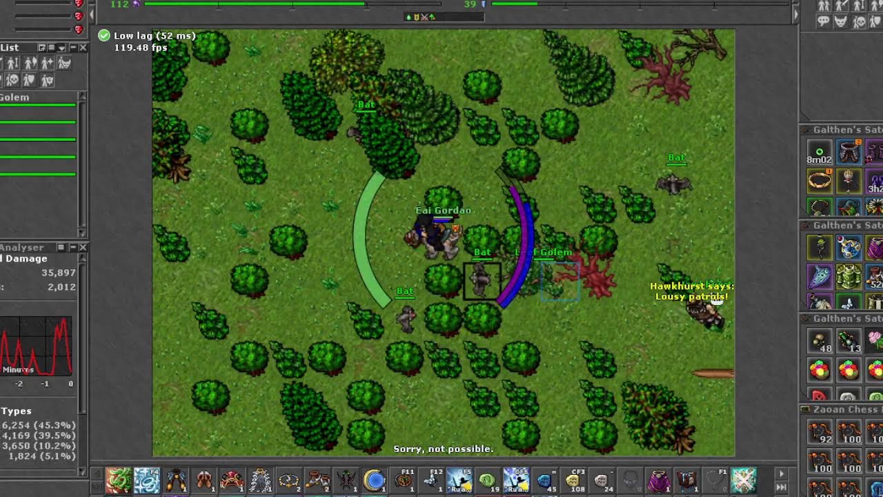 tibia EK , ED e MS 500+ hunt 13/04/2024