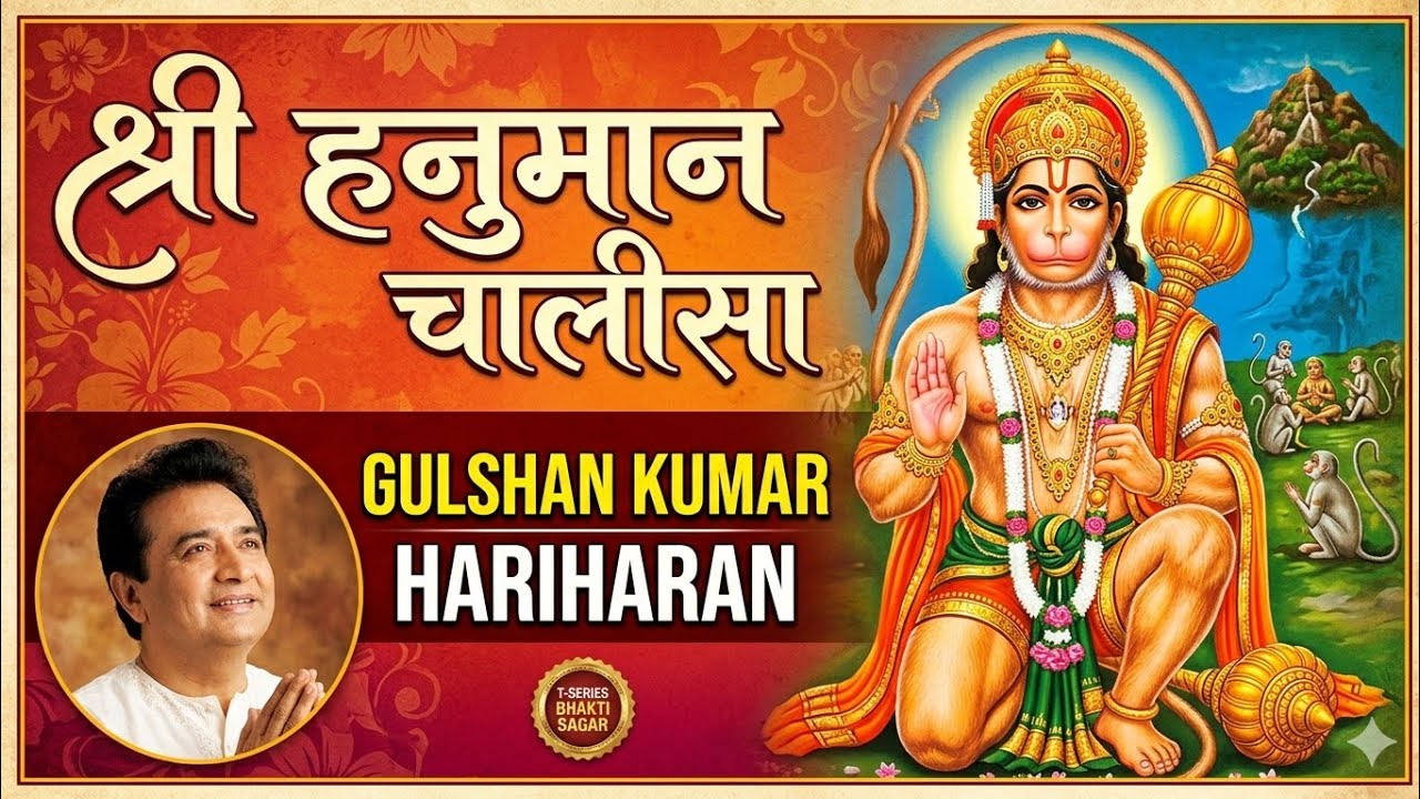 श्री हनुमान चालीसा Hanuman Chalisa I GULSHAN KUMAR I HARIHARAN, Full HD Video, Shree Hanuman Chalisa