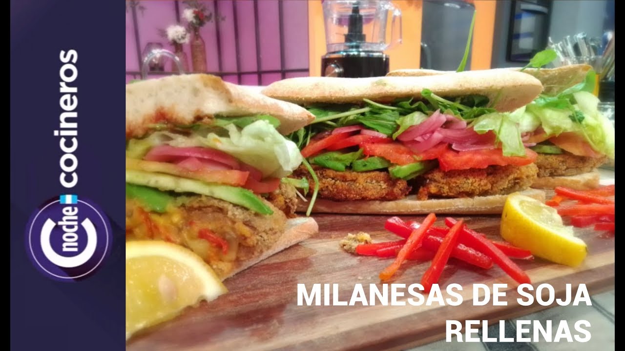 LAS MEJORES MILANESAS DE SOJA RELLENAS 100% VEGANAS Y SANAS