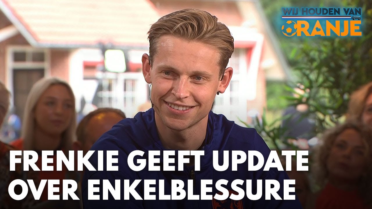 Frenkie de Jong geeft update over enkelblessure: 'We gaan voor de eerste wedstrijd!'