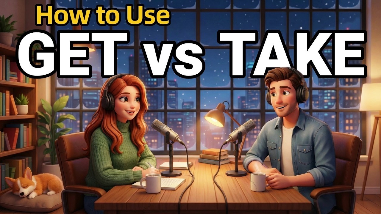 How to Use GET and TAKE in Everyday English | Daily English Conversations | English Podcast