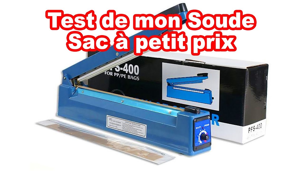 Déballage et test du soude-sac PFS-400. (Hand Impulse Sealer)