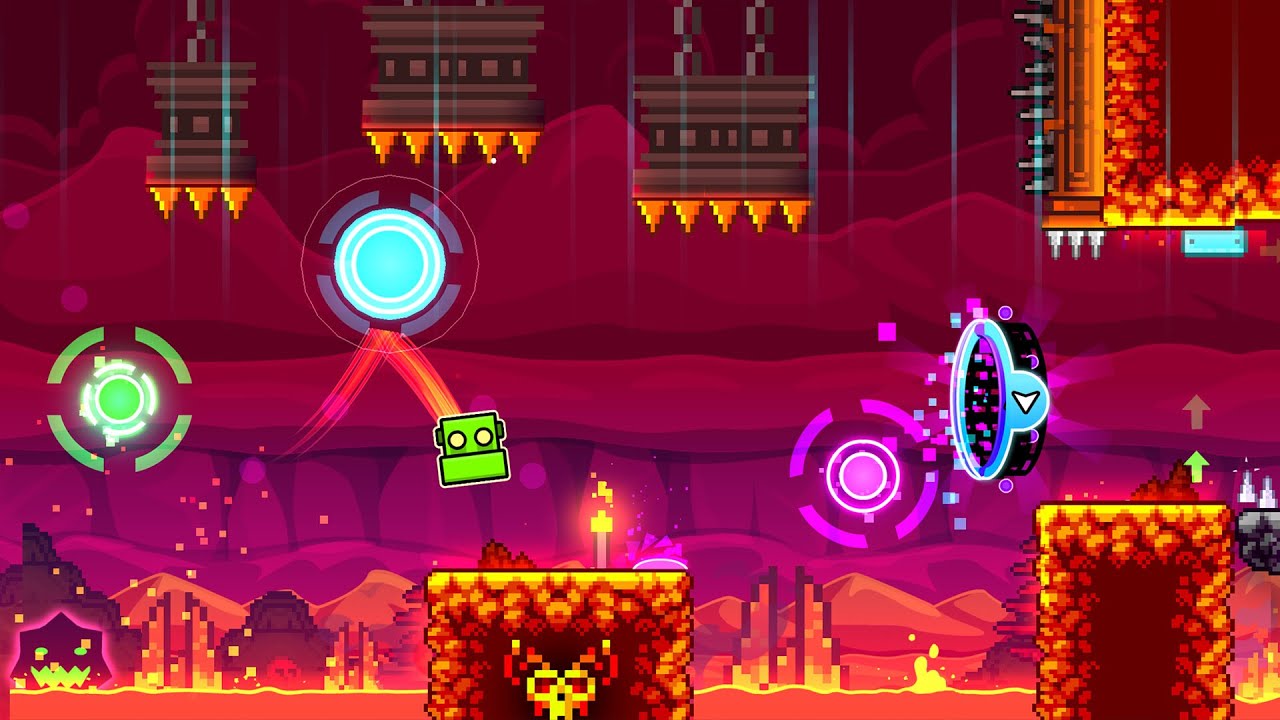 Trying Geometry Dash For the FIRST TIME