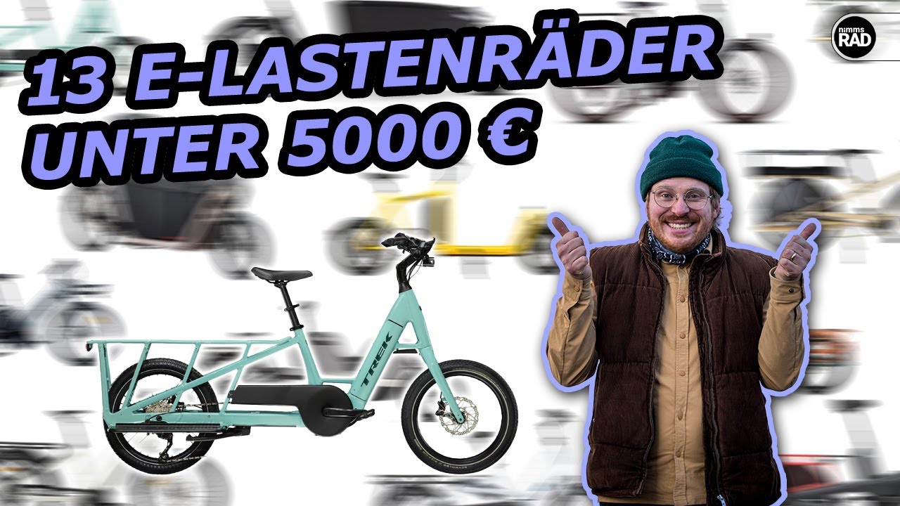 Günstig & praktisch: Die besten E-Lastenräder für Familien unter 5.000 €! 🌟