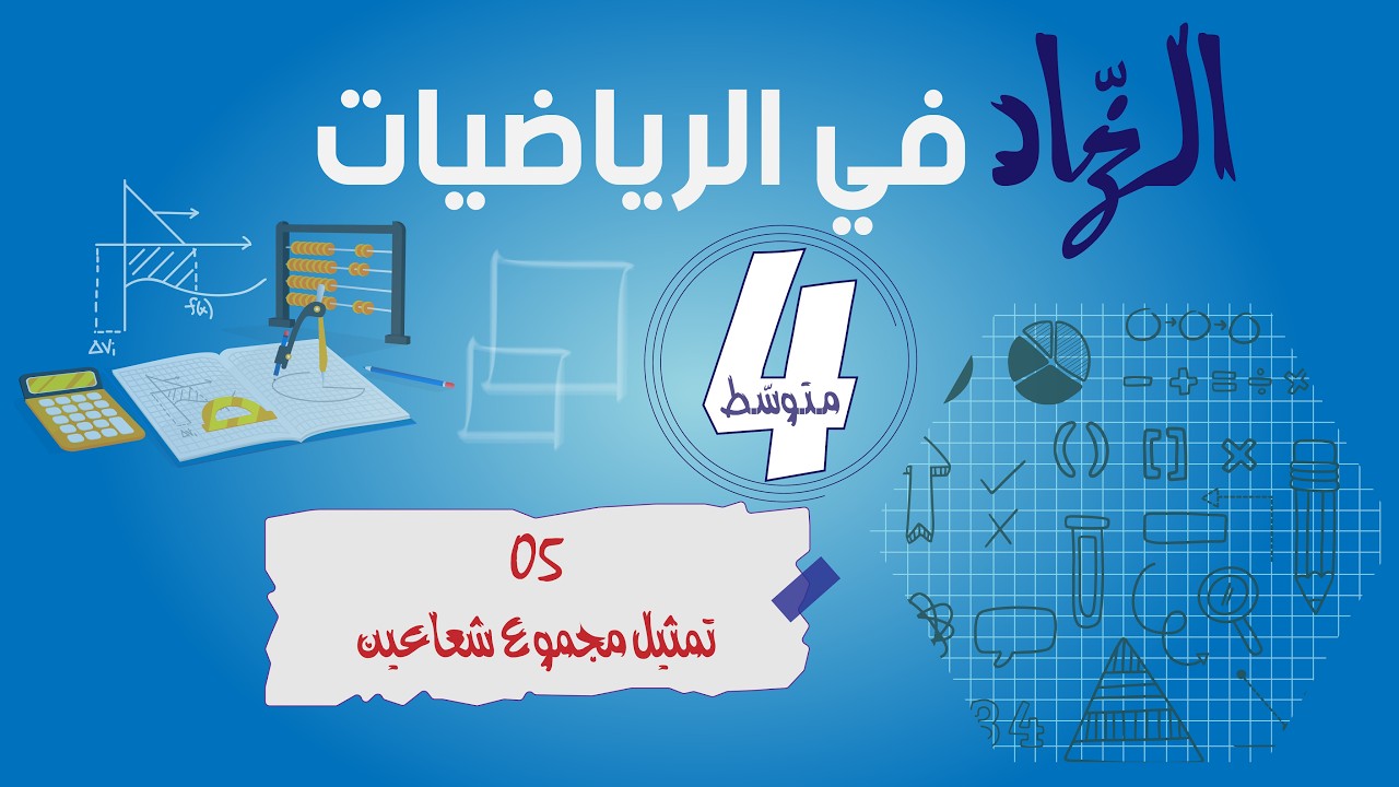 تمثيل مجموع شعاعين | مجموع شعاعين لهما نفس المبدأ