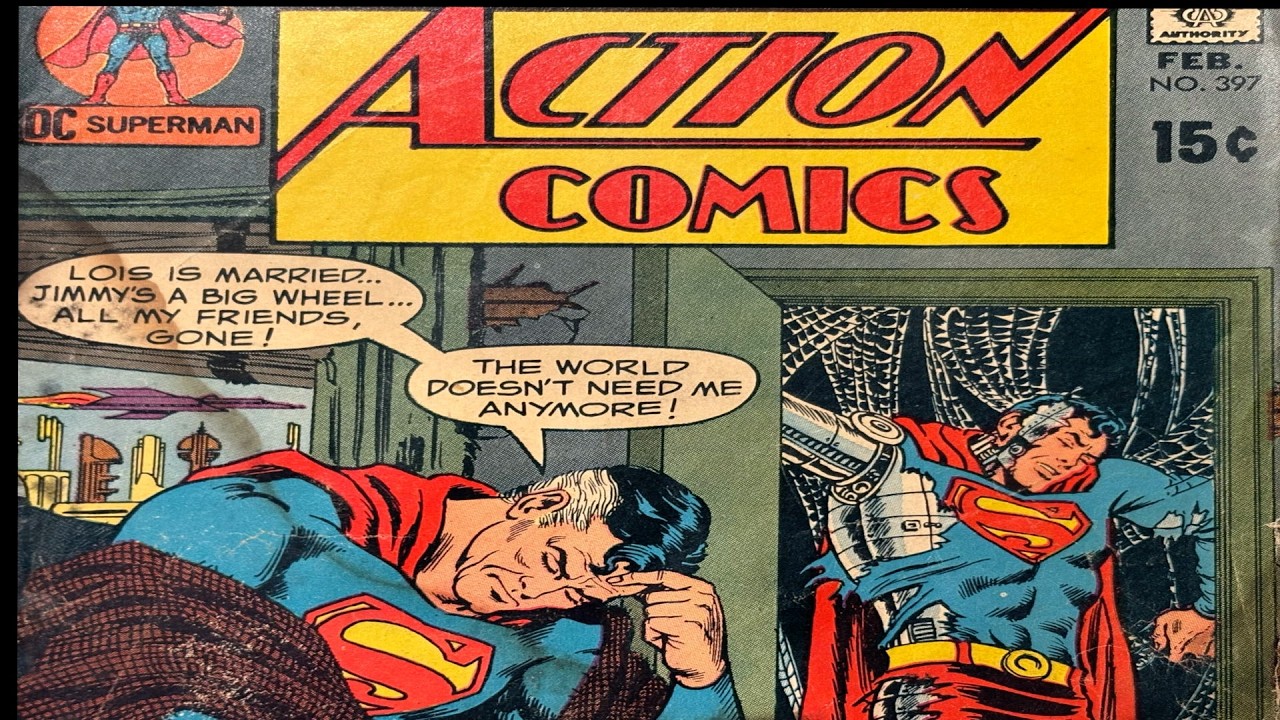1971 Action Comics - Secret of the Wheel-Chair Superman!
