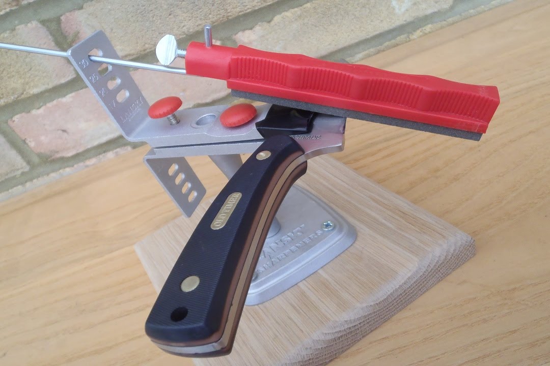 How to sharpen a Knife Using the Lansky Sharpening System