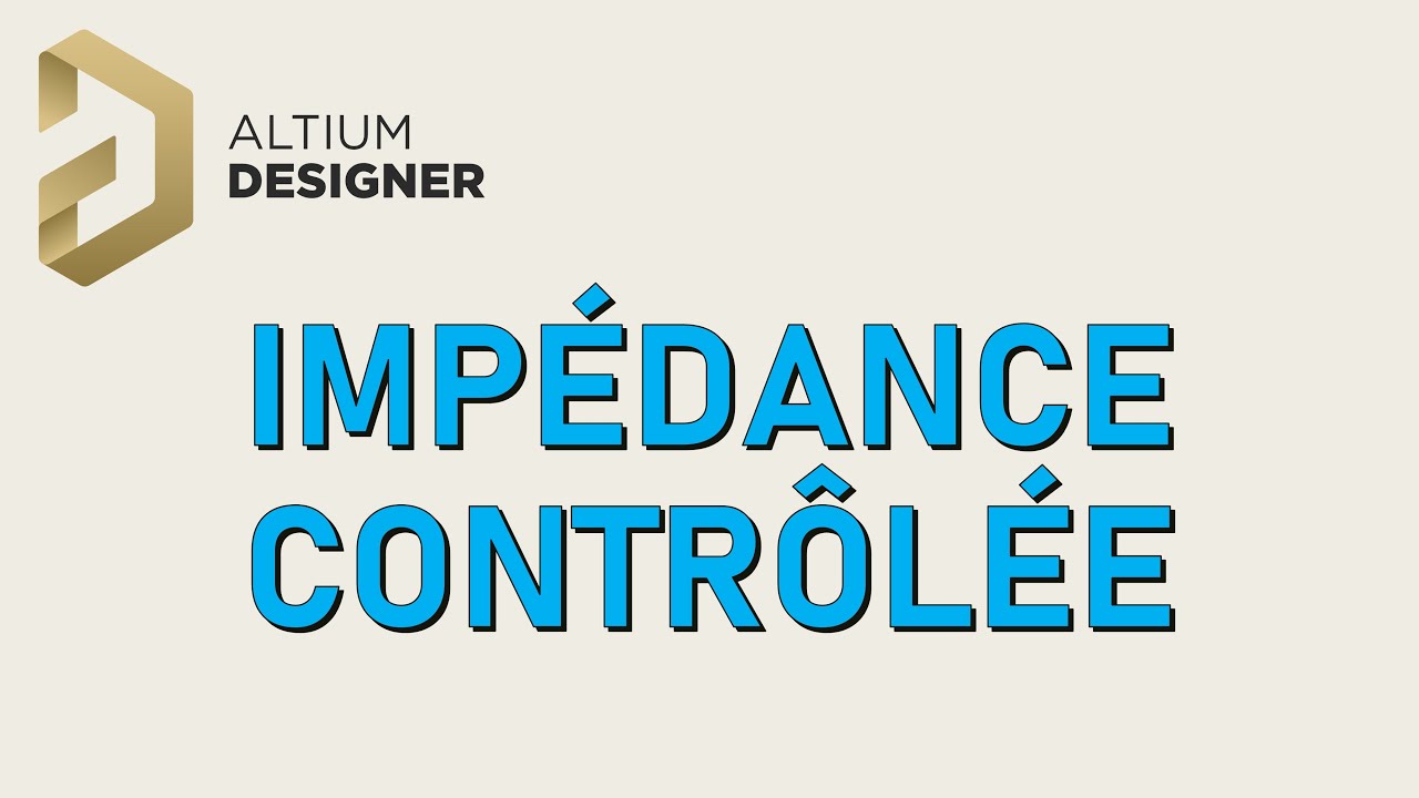 Comment faire une trace 50 OHM ? (impédance caractéristique) - Altium Designer