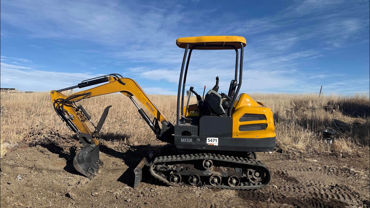 I bought a mini excavator at auction sight unseen