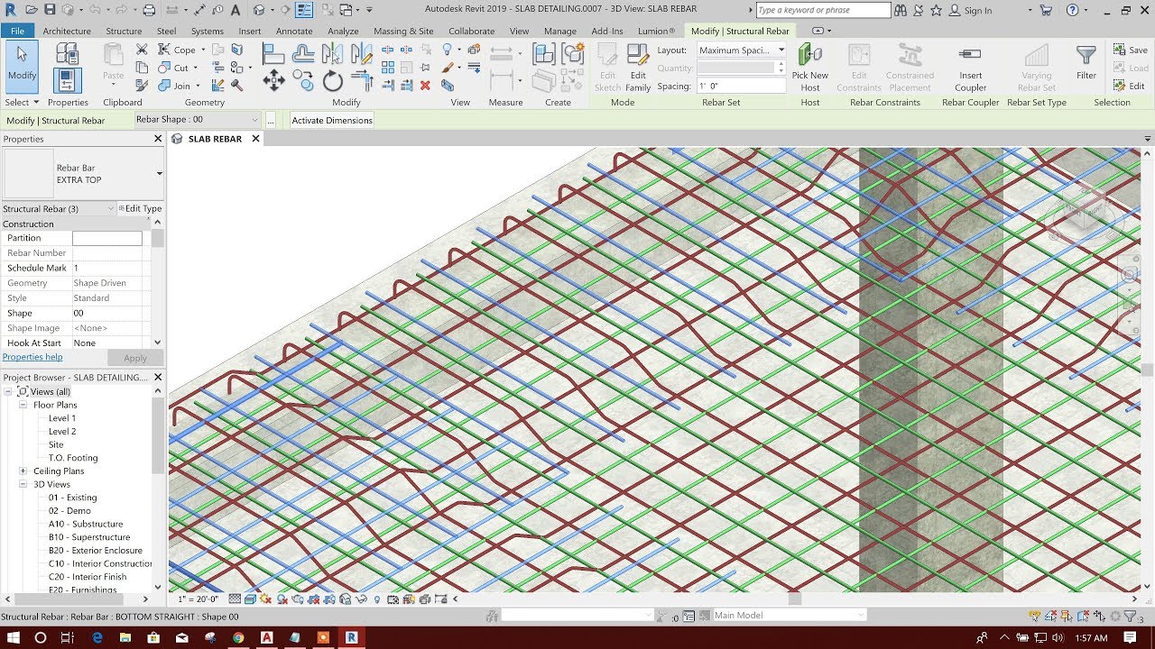 BASIC CONCEPT OF CRANKED REBAR AND EXTRA TOP REBAR IN SLAB