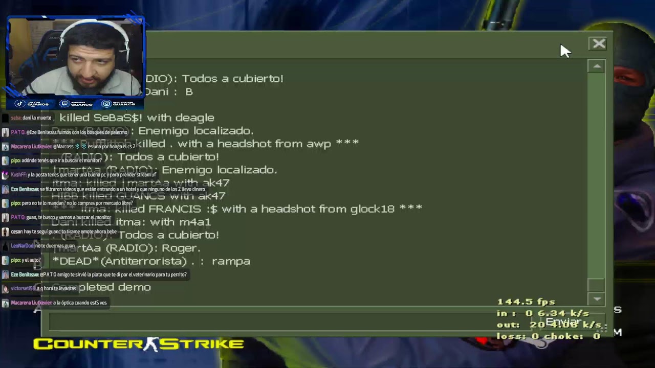 SALE CS16 EN 2026 !! ESTAMOS EN VIVO EN TIKTOK TWICHT  Y KICK !CS !CFG !PARAMETROS !IP