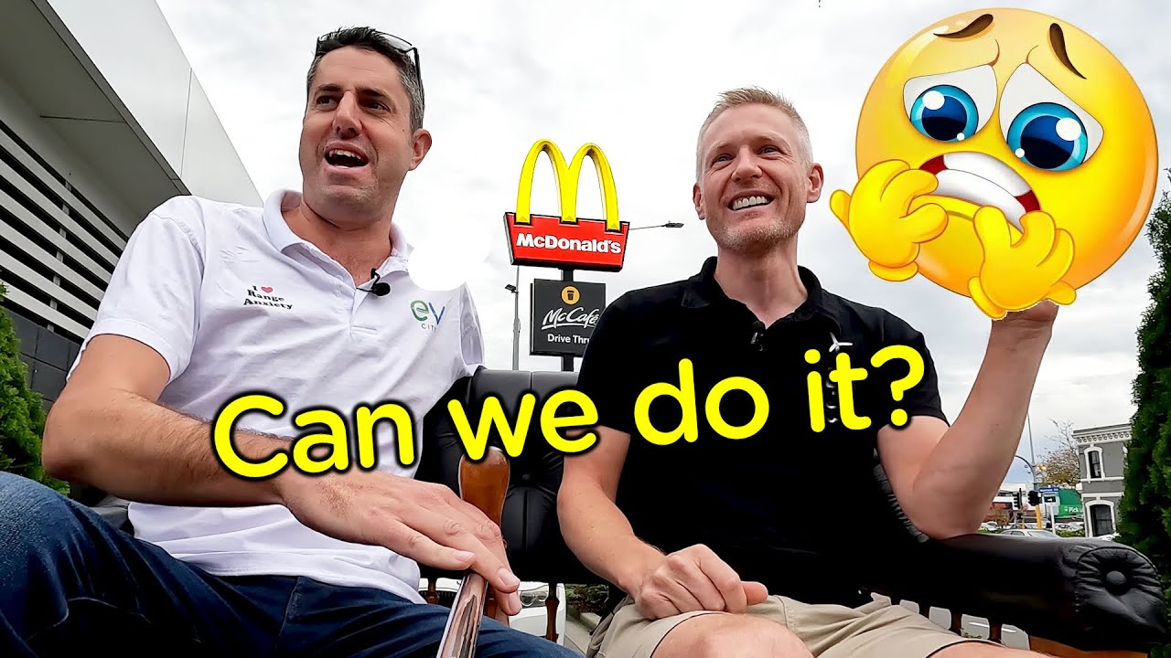 McDonald's drive-thru in a 121 year old electric car?! 😬