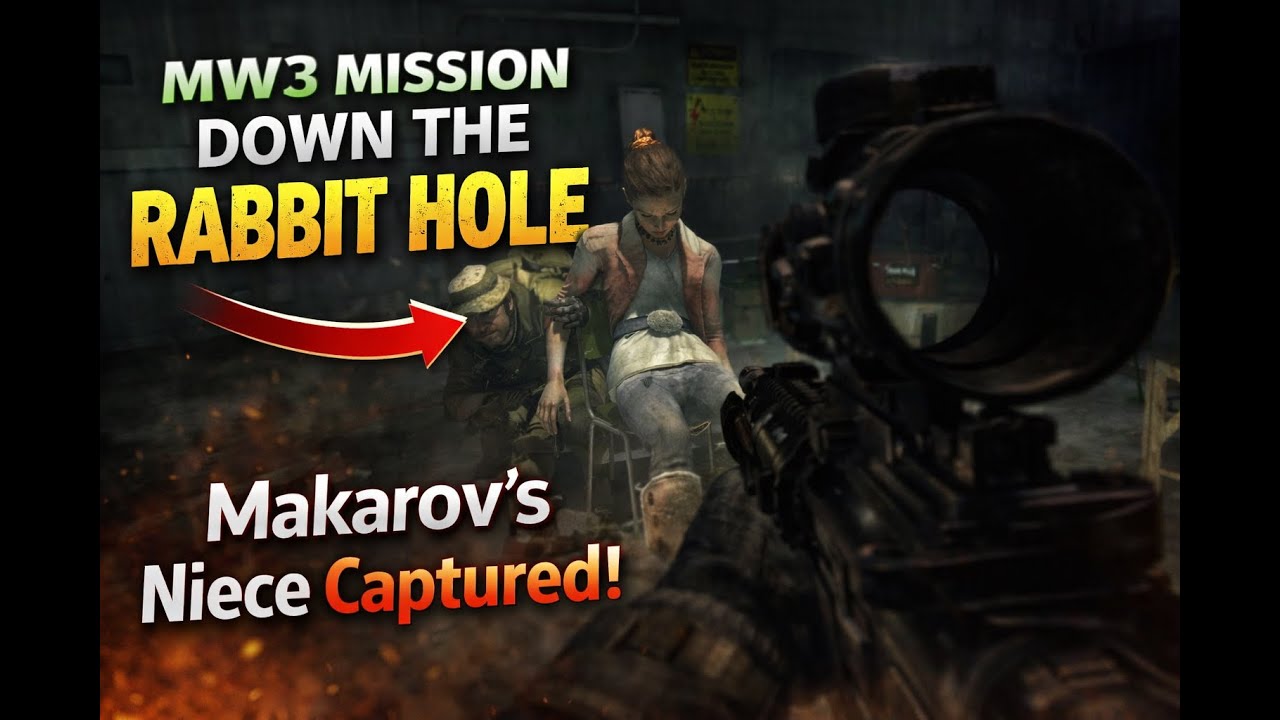SECURED PRESIDENT'S DAUGHTER ONLY PRESIDENT LEFT  TO RESCUE | DOWN  THE RABBIT HOLE | MW 3