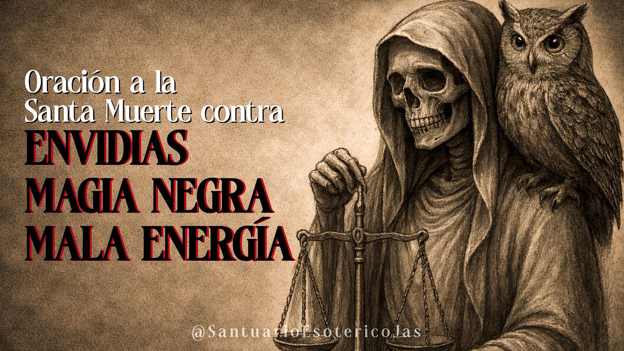💀🧿Santa Muerte: aleja envidias y brujería #esoterismo 