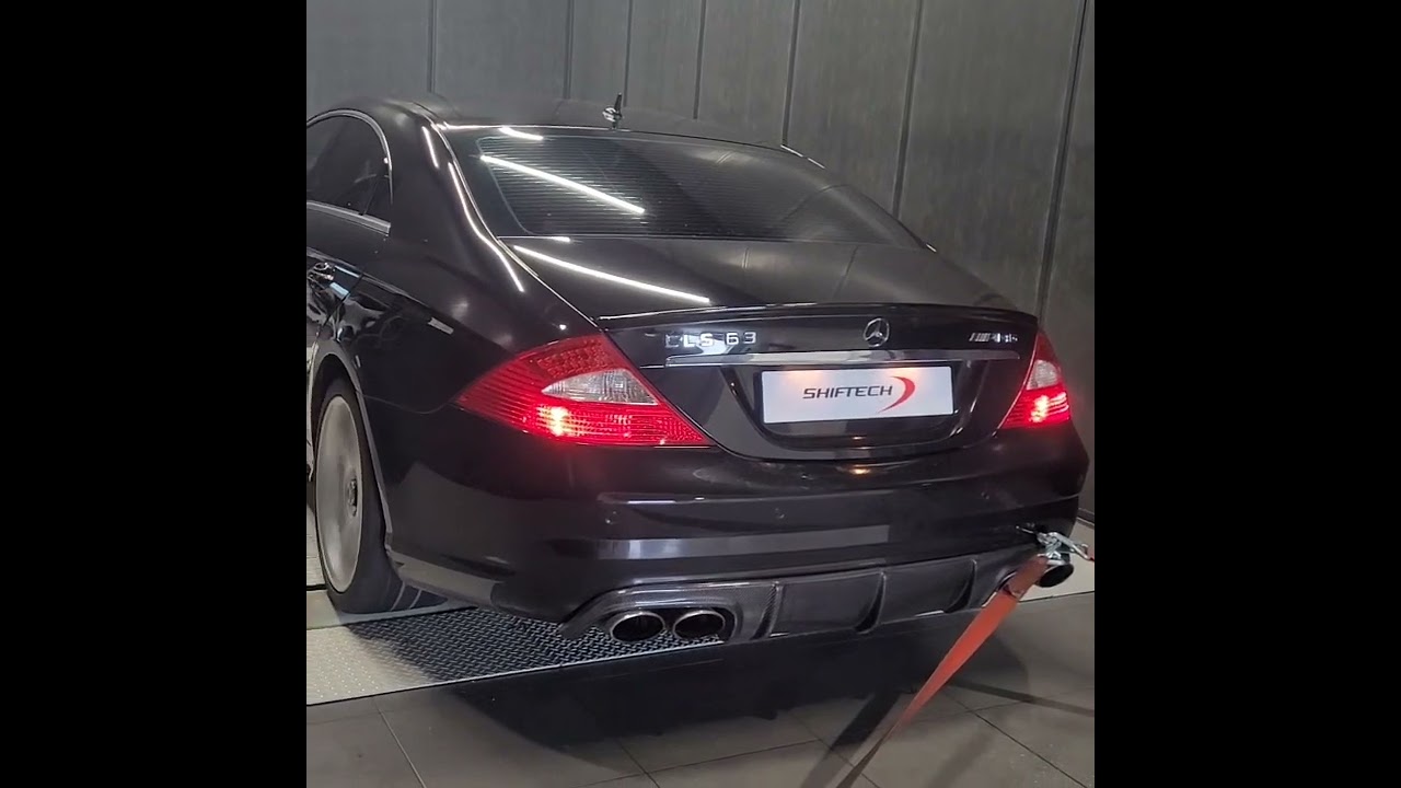 passage au banc chez @shiftech lille 521cv🔥🔥 cls 63 amg