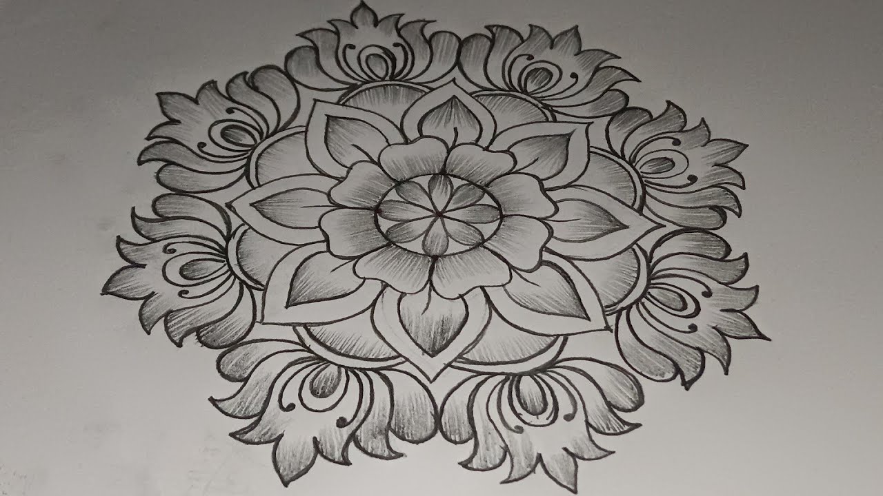 New year special rangoli design 🌺 festival rangoli design 🌺 latest rangoli design 🌺 simple unique🌺