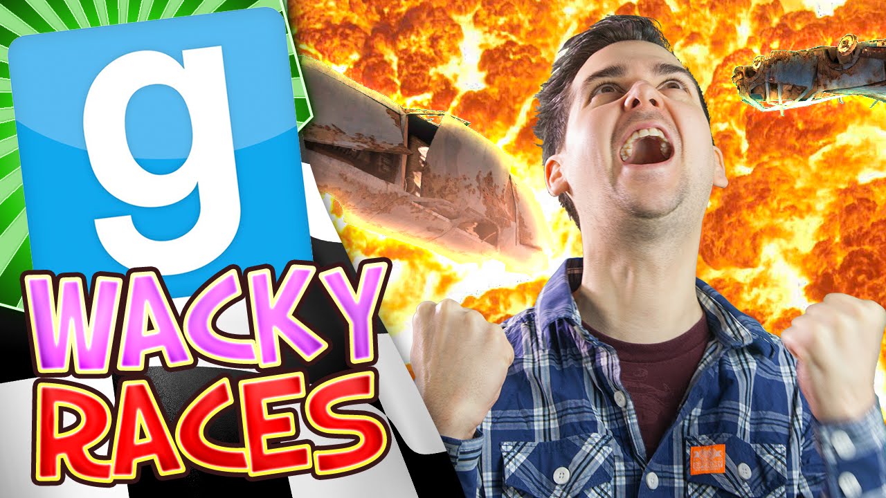 Garry's Mod Wacky Races #4 - The Race (Gmod Build Challenge)