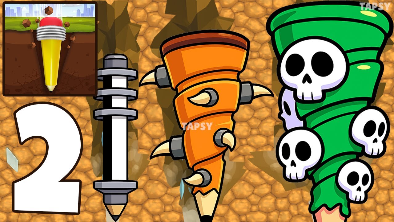 ✏️Pen Dig Gameplay Walkthrough Part 2 &ndash; Satisfying Digging & Smooth (Android,iOS)