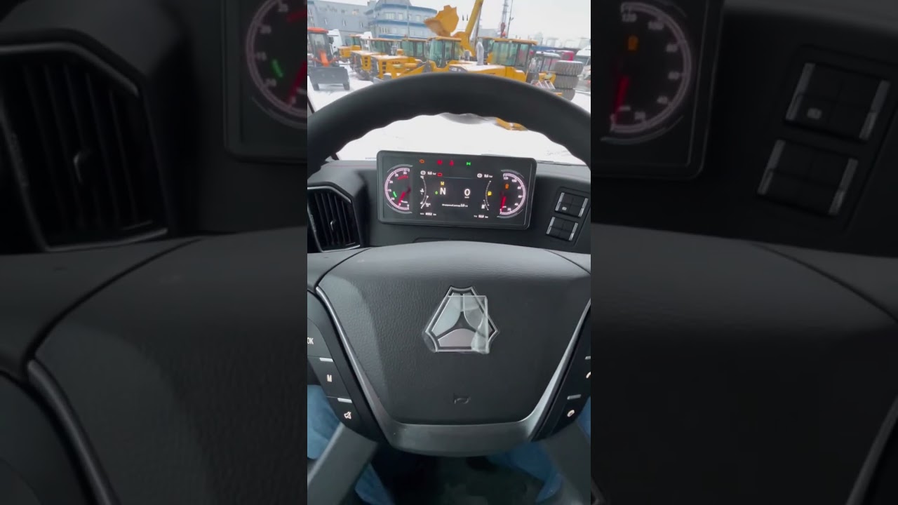 Как просили, салон Тягача🚛#китай #тягач #ситрак #sitrak