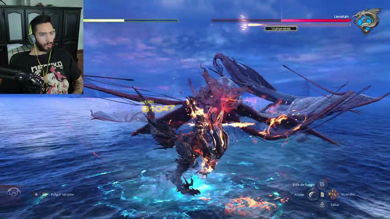 ifrit vs leviathan Final Fantasy XVI gameplay completo español latino