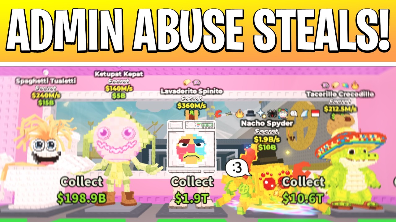 i stole rare loot during SAB admin abuse (feat. traitfarming to 2b/s)