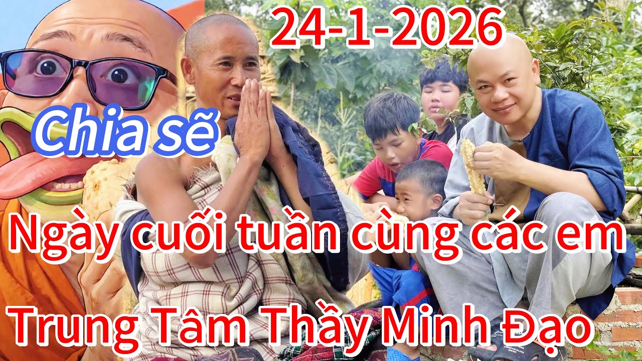 Ngày cuối tuần cùng các em tại trung Tâm Hoa Sen Trắng Thầy Minh Đạo 