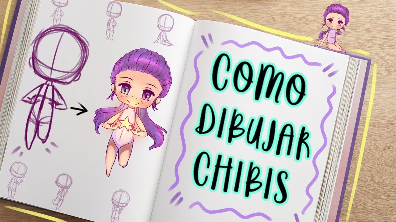 COMO DIBUJAR CHIBIS/TUTORIAL/ROSA PRIETO DRAW