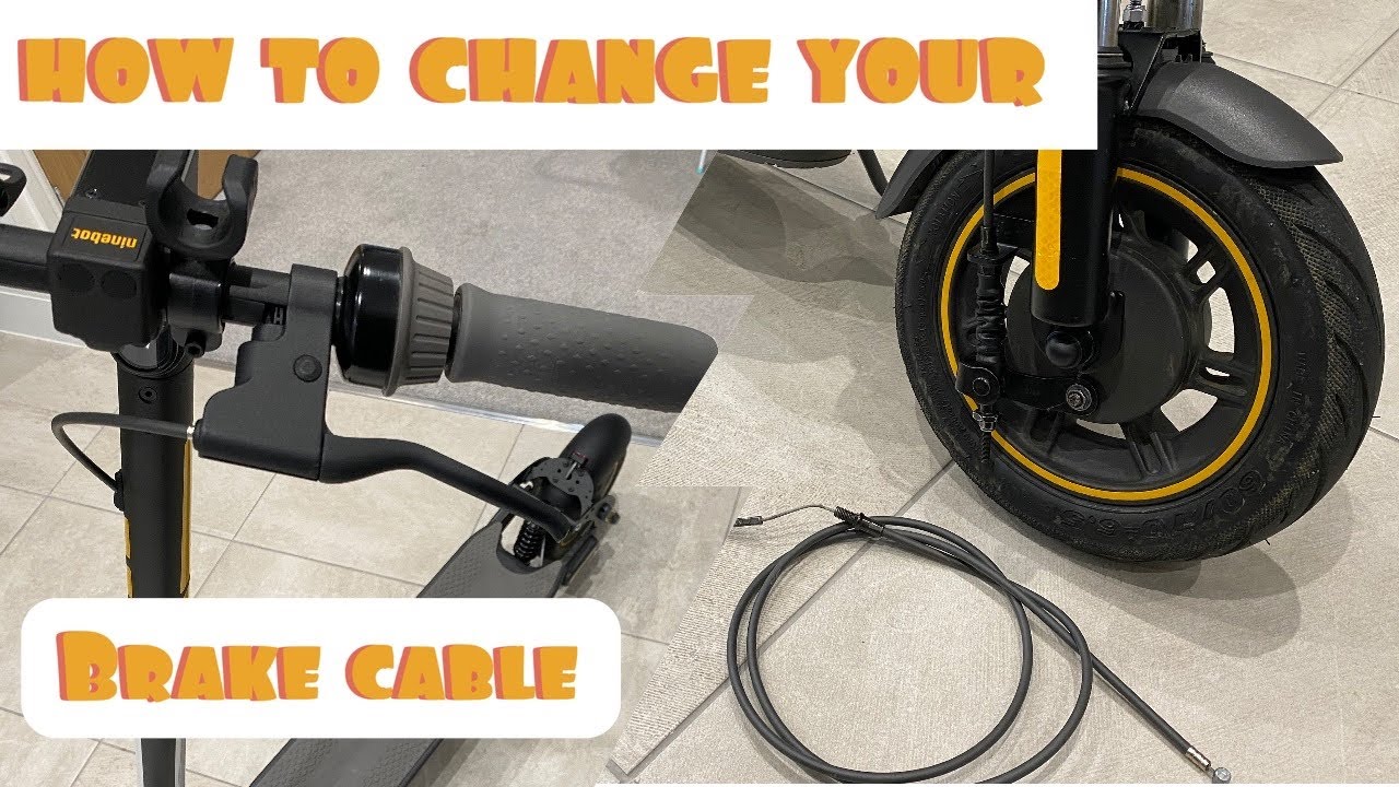 How to change your Ninebot Max brake cable